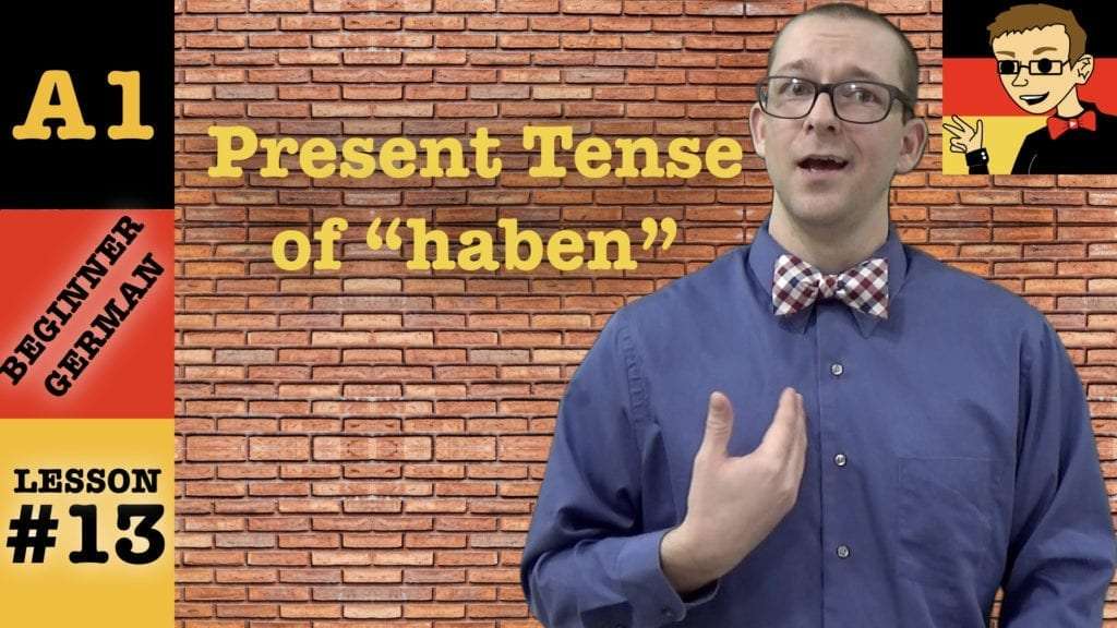 Present Tense of haben