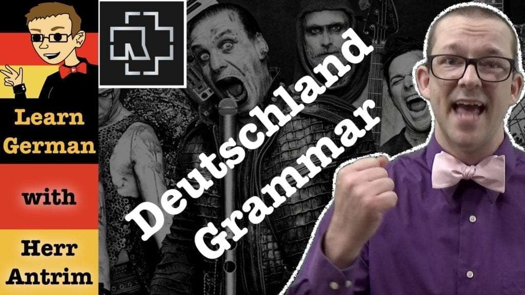 Rammstein Deutschland Grammatical Analysis