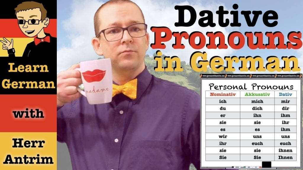 Dative Case Personal Pronouns in German