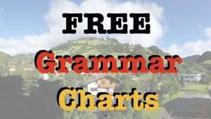 Free German Grammar Charts